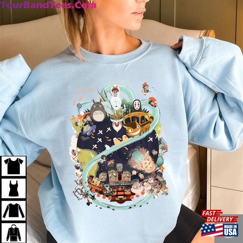 Studio Ghibli Shirt Gift Hayao Miyazaki Sweatshirt Classic 29Uf152098 – Utopia Fashion