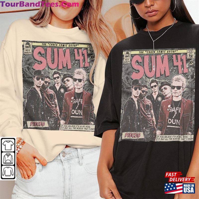 Sum Comic Shirt Sweatshirt 90S Vintage Book Art Pieces Chuck Album Tour Graphic Tee Unisex Fan Gift Hoodie V4 Classic 29Uf152311 – Utopia Fashion