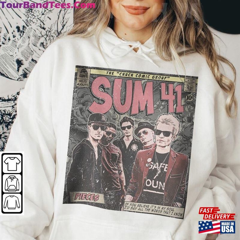 Sum Comic Shirt Sweatshirt 90S Vintage Book Art Pieces Chuck Album Tour Graphic Tee Unisex Fan Gift Hoodie V4 Classic 29Uf152311 – Utopia Fashion