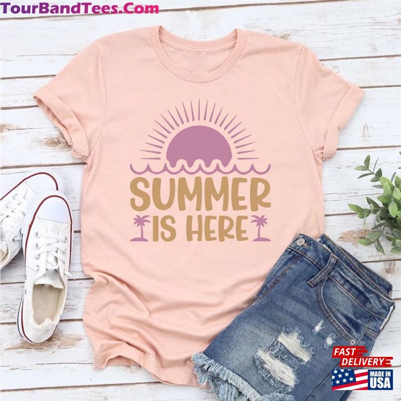 Summer Is Here Shirt Lover Vacation Sweatshirt T-Shirt 29Uf157307 – Utopia Fashion