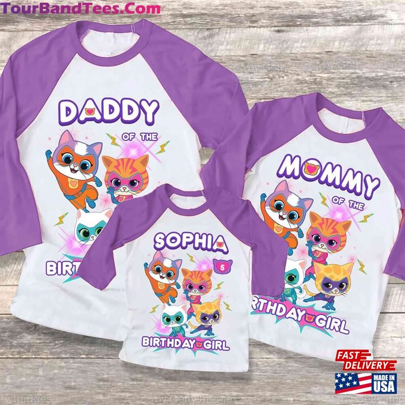 Super Kitties Inspired Birthday T-Shirt Party Theme Personalized Shirt Kids Classic Unisex 29Uf163916 – Utopia Fashion