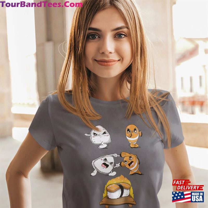 Sushi Fusion Shirt Cute And Funny Japanese Anime Lover Gift T-Shirt Classic 29Uf142348 – Utopia Fashion