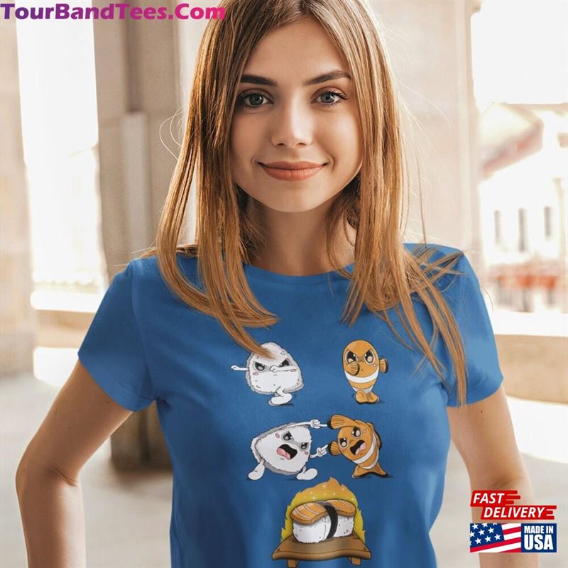 Sushi Fusion Shirt Cute And Funny Japanese Anime Lover Gift T-Shirt Classic 29Uf142348 – Utopia Fashion