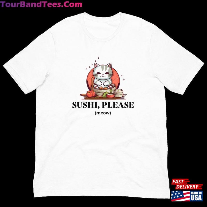 Sushi Please Meow Japan Cat Tshirt Lover Tee Anime T-Shirt Happy Shirt Cute Gift Street Funny Chef Unisex Hoodie 29Uf152510 – Utopia Fashion