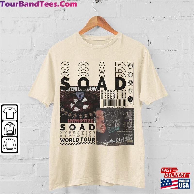 System Of A Down Music Shirt Sweatshirt Y2K Merch Vintage Soad World Tour Album Hypnotize Graphic Tee 90S Hoodie L2504M Classic 29Uf152507 – Utopia Fashion