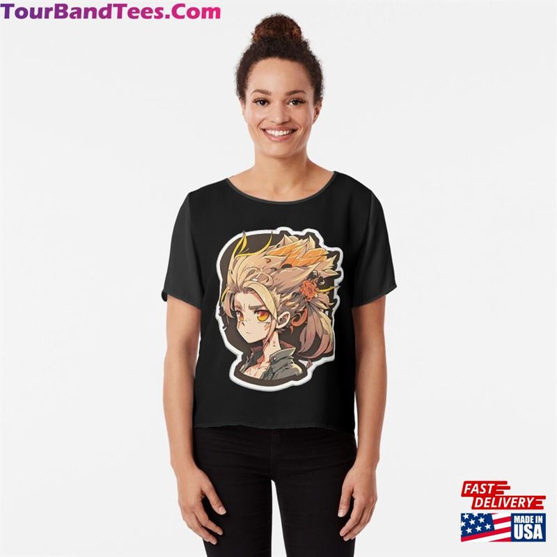 T-Shirt For Anime Kawaii Or Manga Fans With Unique Graphics Chiffon Top Sweatshirt Classic 29Uf164333 – Utopia Fashion