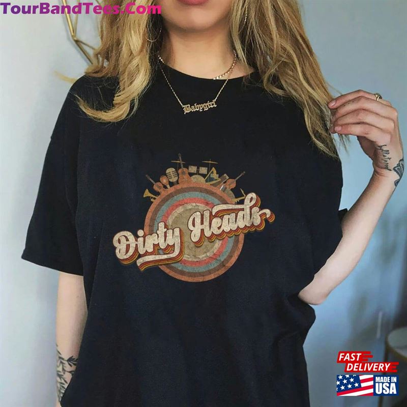 T-Shirt Music Designs Vintage Retro Dirty Heads Gift For Fan Sweatshirt 29Uf163200 – Utopia Fashion