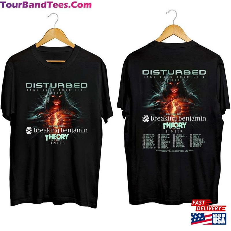 Take Back Your Life Tour Shirt Disturbed Band Fan World Classic T-Shirt 29Uf163426 – Utopia Fashion