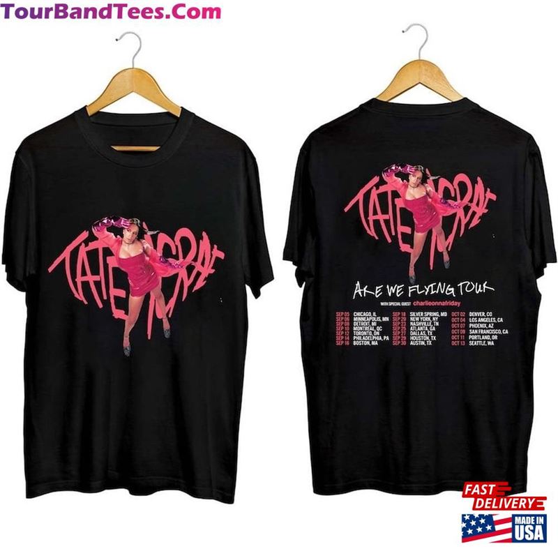 Tate Mcrae Are We Flying Tour Shirt Fan Concert Sweatshirt Unisex 29Uf157049 – Utopia Fashion