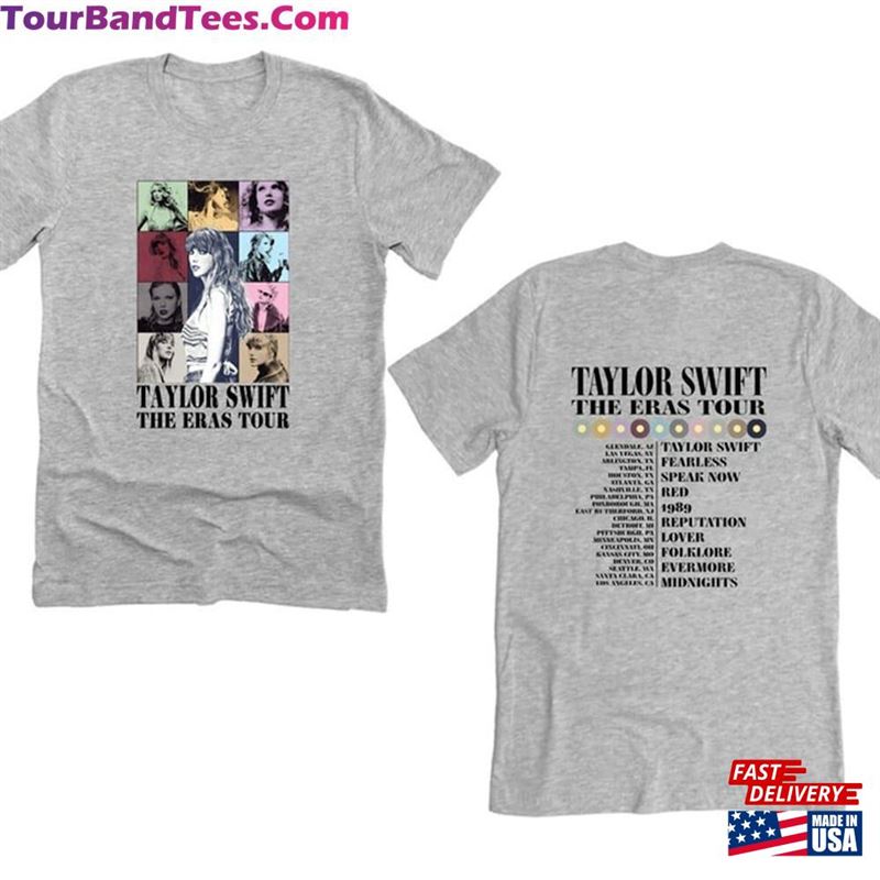 Taylor Swiftie The Eras Tour Shirt Merch Back And Front Sweatshirt T-Shirt 29Uf152165 – Utopia Fashion