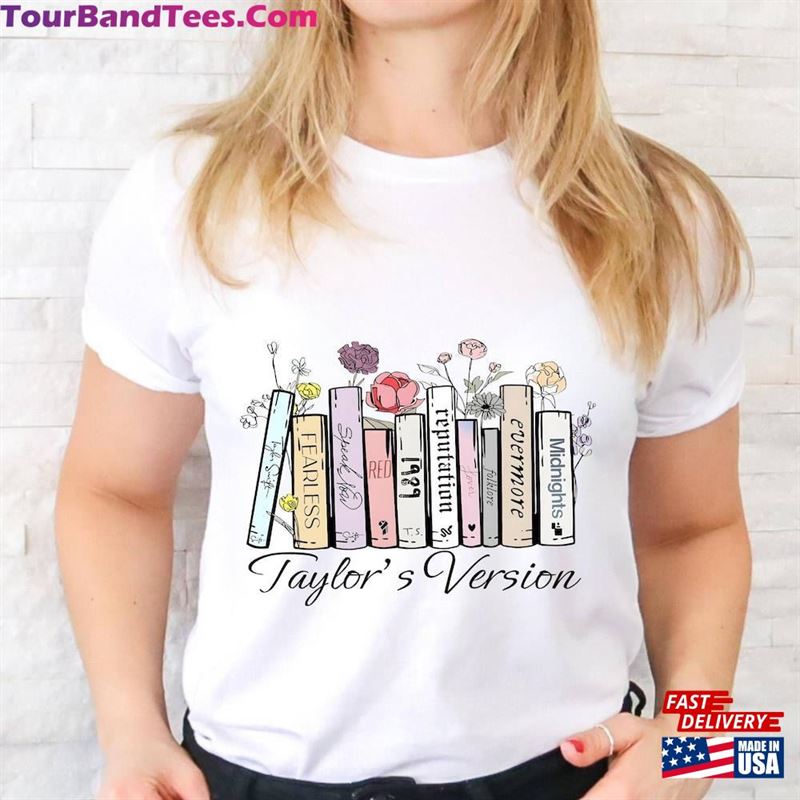 Taylor’S Music Albums As Books T-Shirt Fun Lover Gift Classic Hoodie 29Uf164398 – Utopia Fashion