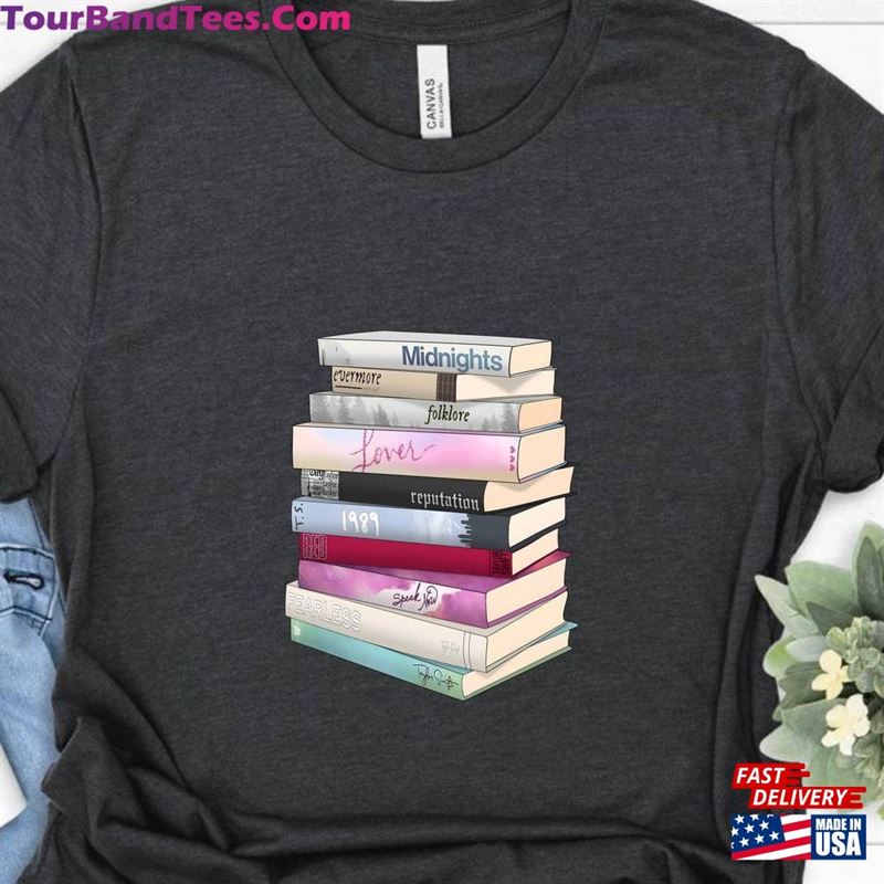 Taylor’S Version Music Albums As Books T-Shirt Fun Lover Gift Sweatshirt 29Uf164316 – Utopia Fashion