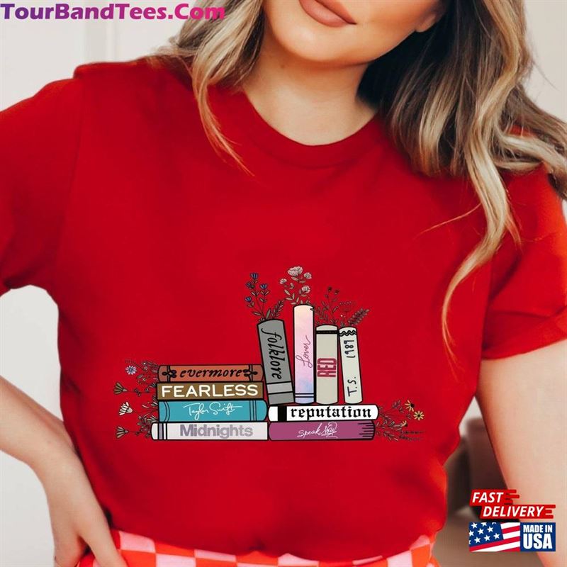 Taylor’S Version Music Albums As Books T-Shirt Tour Merch Tee For Fans Hoodie 29Uf152601 – Utopia Fashion