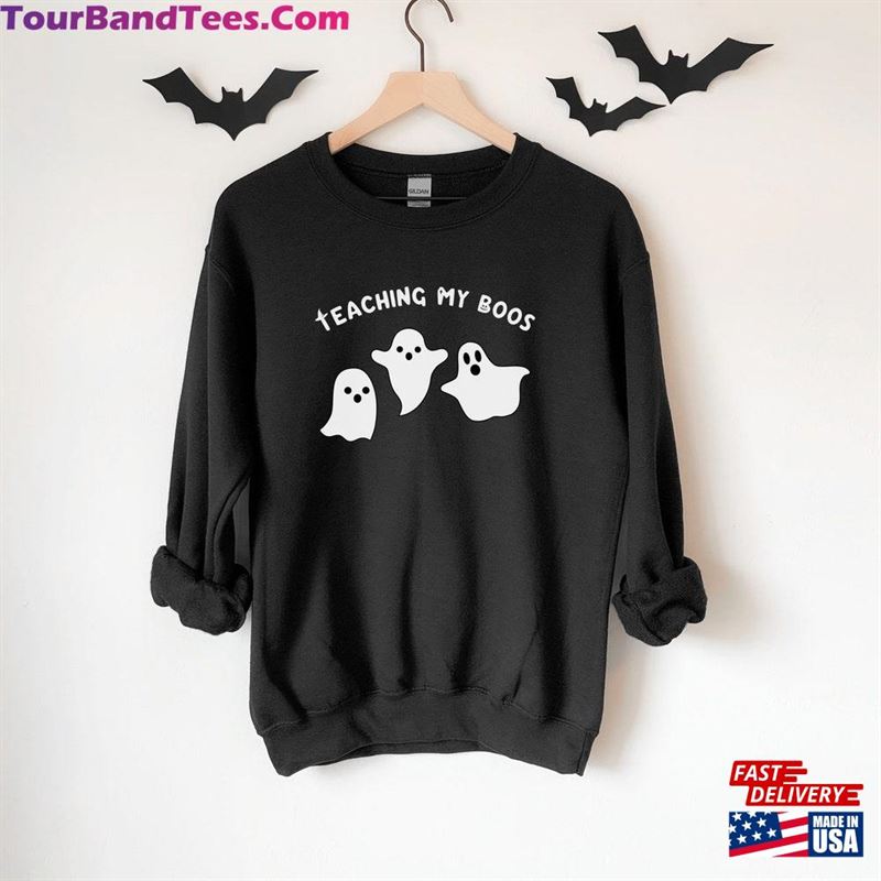 Teaching My Boos Halloween Teacher Sweatshirt Shirt Unisex 29Uf163757 – Utopia Fashion