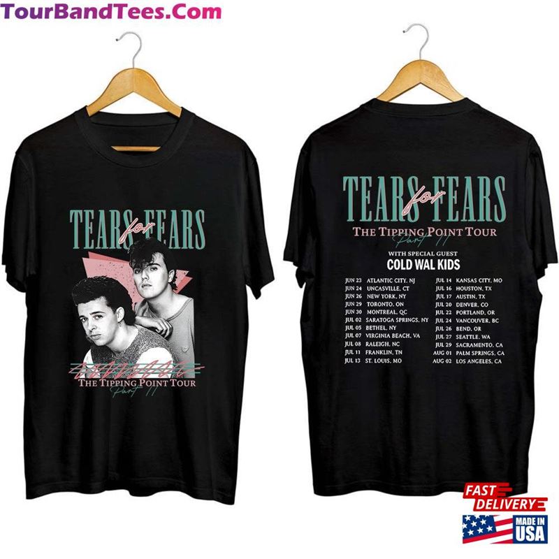 Tears For Fears The Tipping Point Tour Shirt Band Classic Hoodie 29Uf152277 – Utopia Fashion