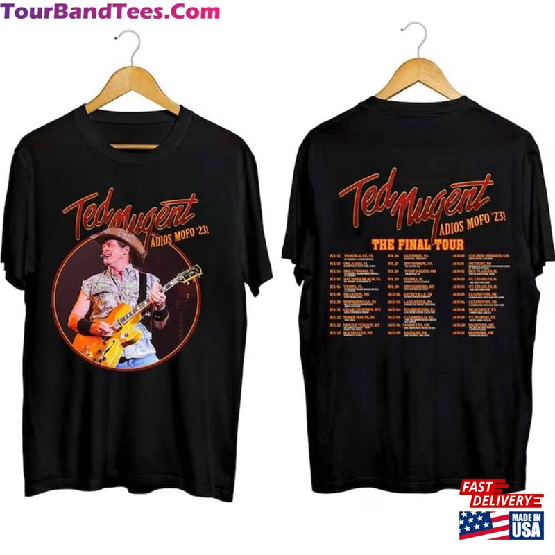 Ted Nugent Adios Mofo Tour Shirt Concert Final Classic Hoodie 29Uf147285 – Utopia Fashion