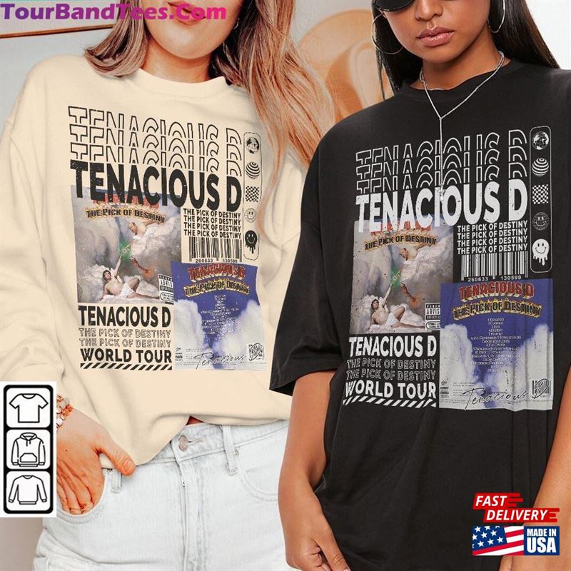 Tenacious D Music Shirt Sweatshirt Y2K 90S Merch Vintage Album V1 The Pick Of Destiny Tickets Graphic Tee L806M T-Shirt Classic 29Uf157057 – Utopia Fashion