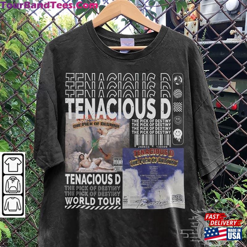 Tenacious D Music Shirt Sweatshirt Y2K 90S Merch Vintage Album V1 The Pick Of Destiny Tickets Graphic Tee L806M T-Shirt Classic 29Uf157057 – Utopia Fashion