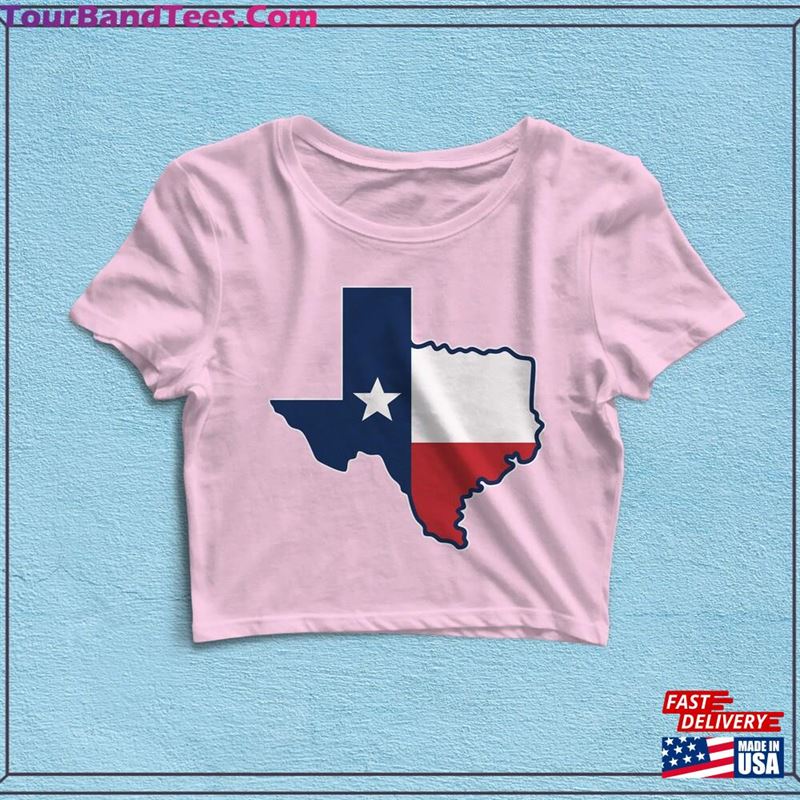 Texas Crop Top Custom Shirt Women Shirts Classic Unisex 29Uf147467 – Utopia Fashion