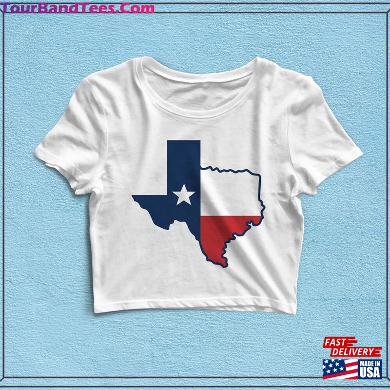 Texas Crop Top Custom Shirt Women Shirts Classic Unisex 29Uf147467 – Utopia Fashion