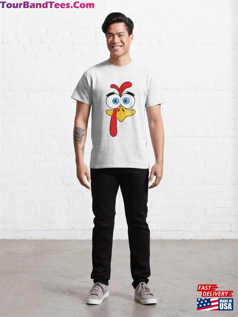 Thanksgiving Clipart Silly Turkey Face Classic T-Shirt Unisex Hoodie 29Uf163339 – Utopia Fashion