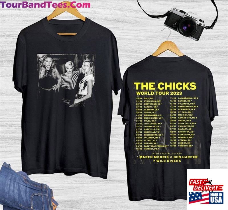 The Chicks World Tour Shirt Band Fan Concert Hoodie Classic 29Uf157441 – Utopia Fashion