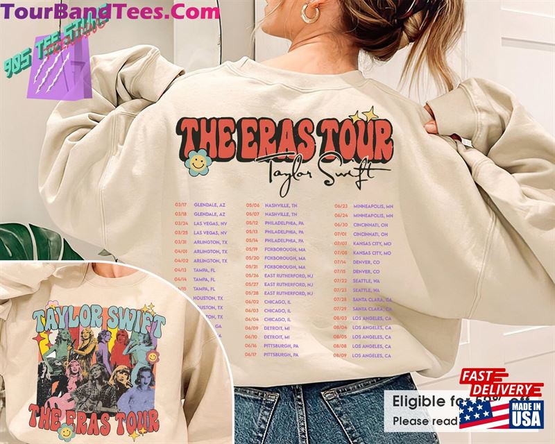 The Eras Tour Retro Shirt Swiftie Gift Flower Power Unisex Sweatshirt 29Uf163394 – Utopia Fashion