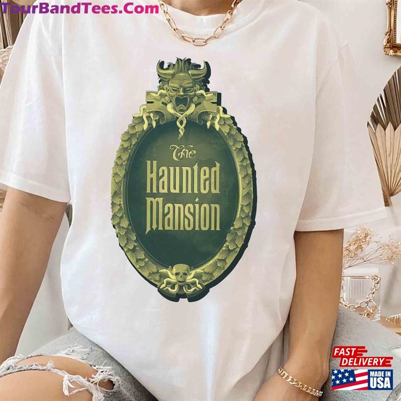 The Haunted Mansion Logo Retro Shirt Stretching Room Foolish Mortals Tee Hoodie Unisex 29Uf152196 – Utopia Fashion