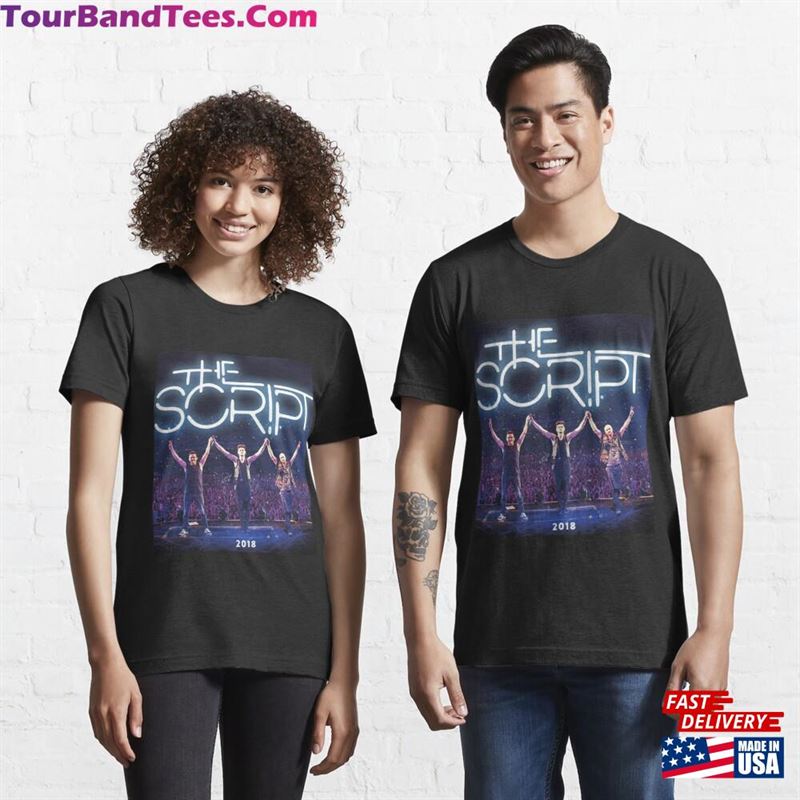 The Script Tour Essential T-Shirt Unisex Classic 29Uf152334 – Utopia Fashion