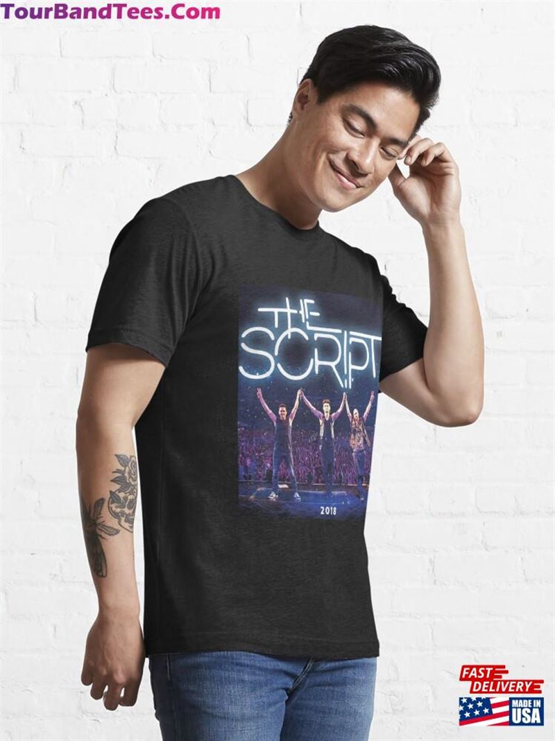 The Script Tour Essential T-Shirt Unisex Classic 29Uf152334 – Utopia Fashion