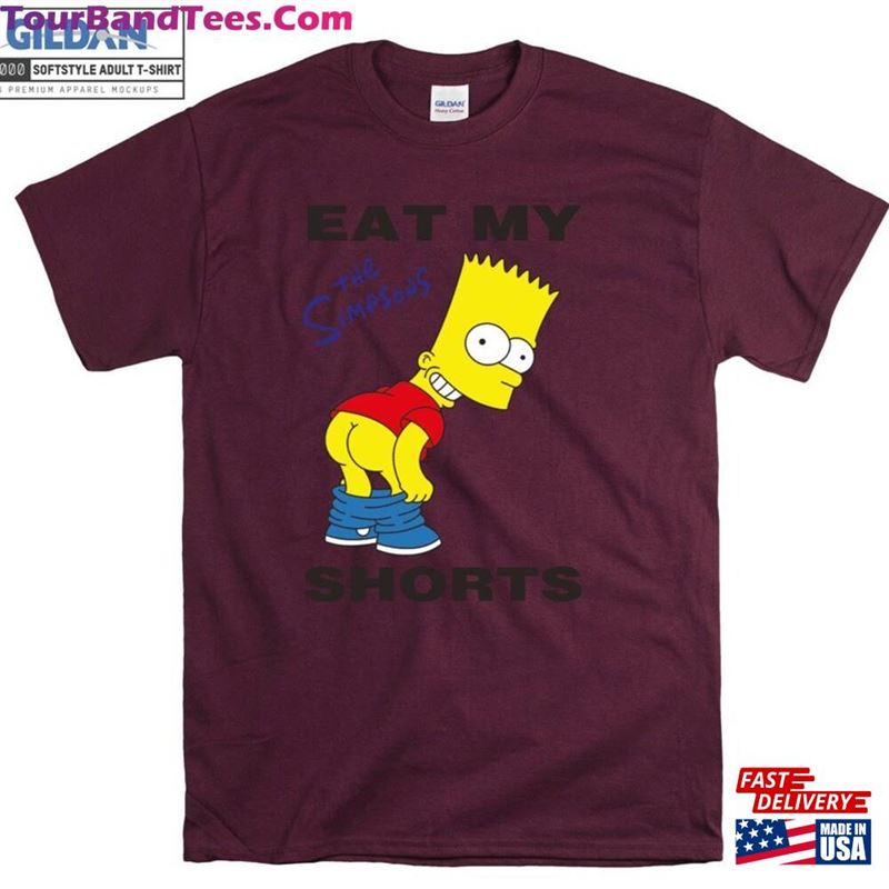 The Simpsons Bart Simpson Eat My Shorts T-Shirt Art Cartoon S M L Classic Sweatshirt 29Uf163534 – Utopia Fashion