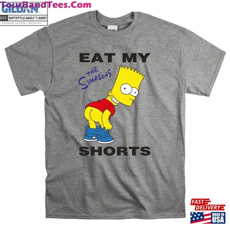 The Simpsons Bart Simpson Eat My Shorts T-Shirt Art Cartoon S M L Classic Sweatshirt 29Uf163534 – Utopia Fashion