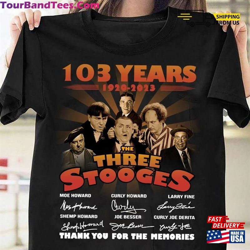 The Three Stooges T-Shirt Years Of Movie Shirt Tee Hoodie Unisex 29Uf157391 – Utopia Fashion