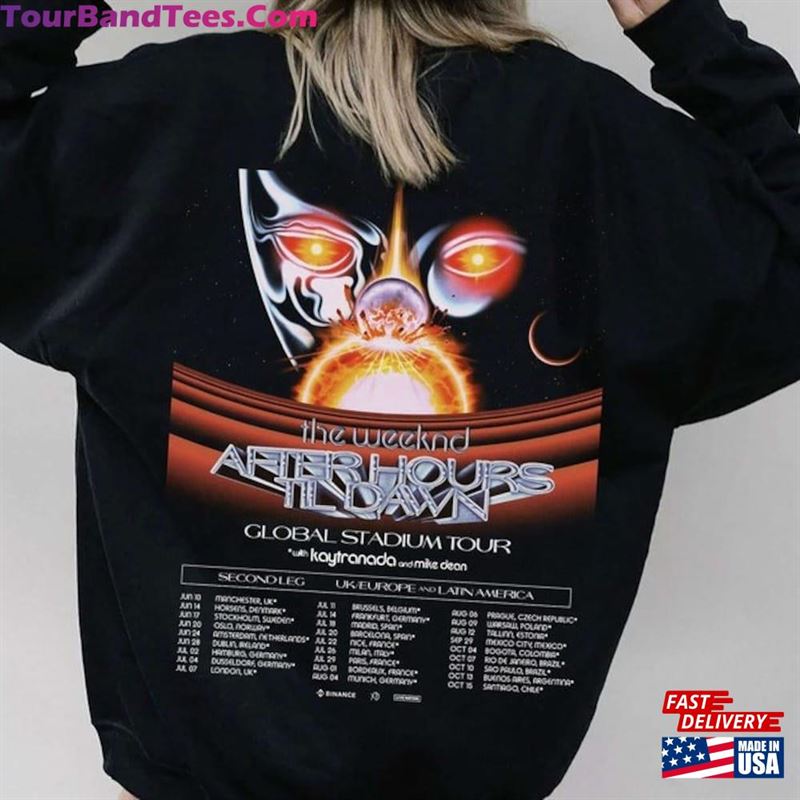 The Weeknd After Hours Til Dawn Tour Shirt Merch Global Stadium Sweatshirt Unisex 29Uf147190 – Utopia Fashion