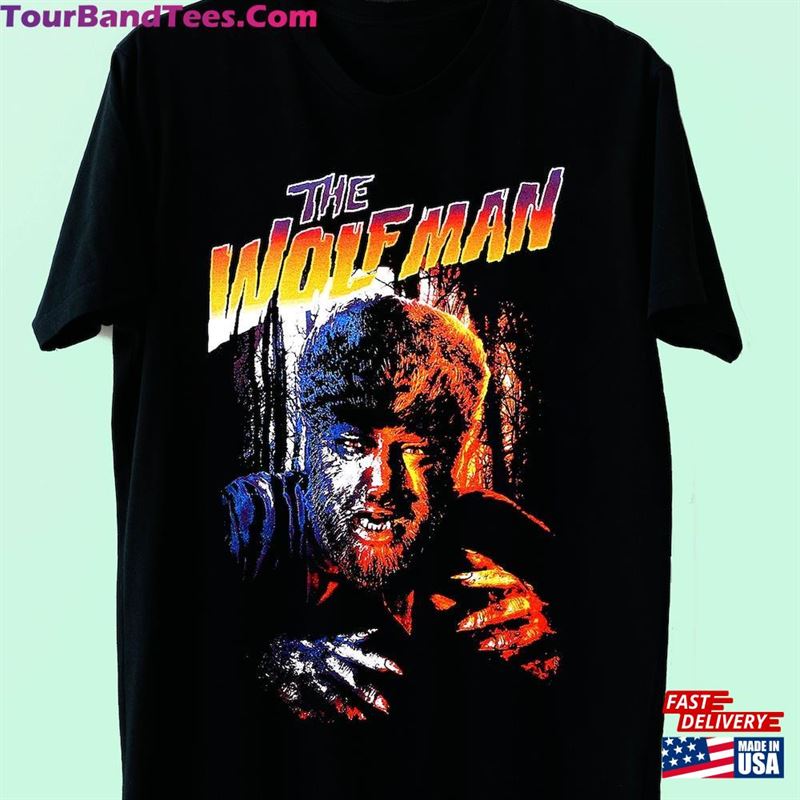 The Wolfman T-Shirt Horror Movie Shirt Hoodie 29Uf157440 – Utopia Fashion