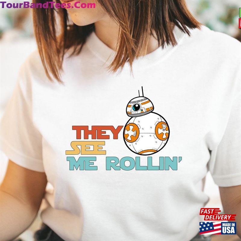 They See Me Rollin Shirt Disney Star Wars Sweatshirt T-Shirt 29Uf157178 – Utopia Fashion