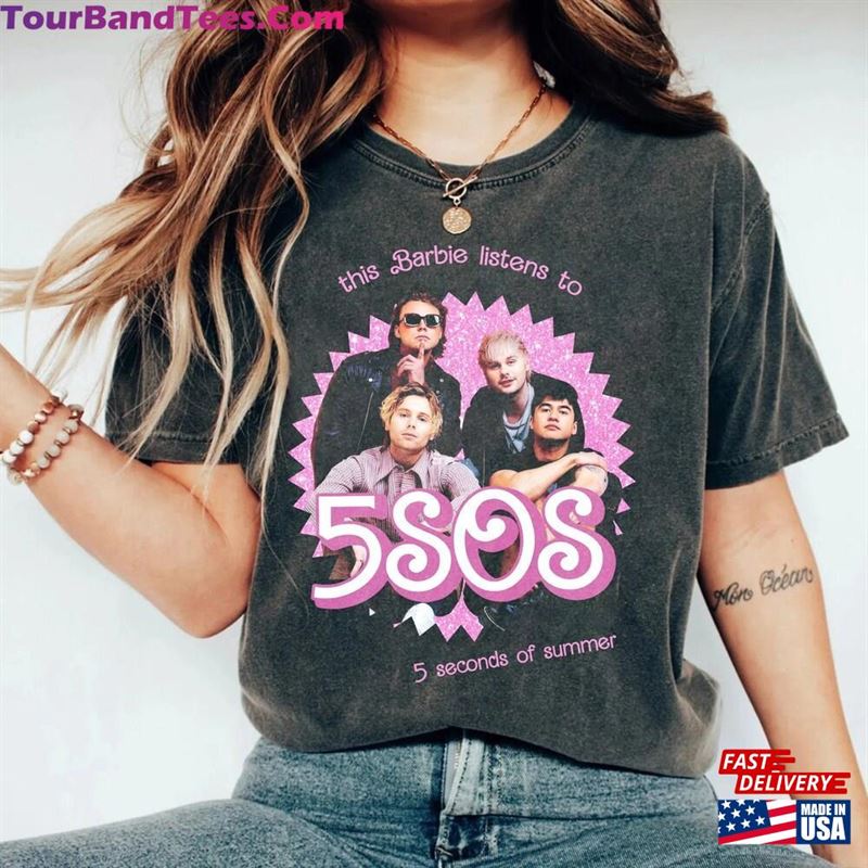 This Barbie Listens To 5Sos Of Summer Shirt Seconds The Show Tour Unisex Classic 29Uf152329 – Utopia Fashion