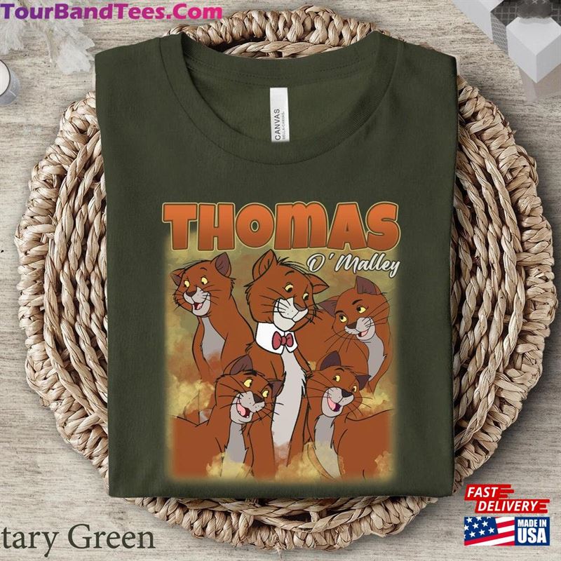 Thomas O’Malley Vintage Retro Shirt The Aristocats Character Disney Great Gift Ideas Men Women T-Shirt Sweatshirt 29Uf157223 – Utopia Fashion