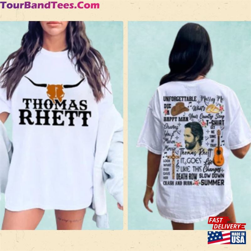 Thomas Rhett Tour Shirt Country Music Fest T-Shirt Sweatshirt 29Uf164159 – Utopia Fashion