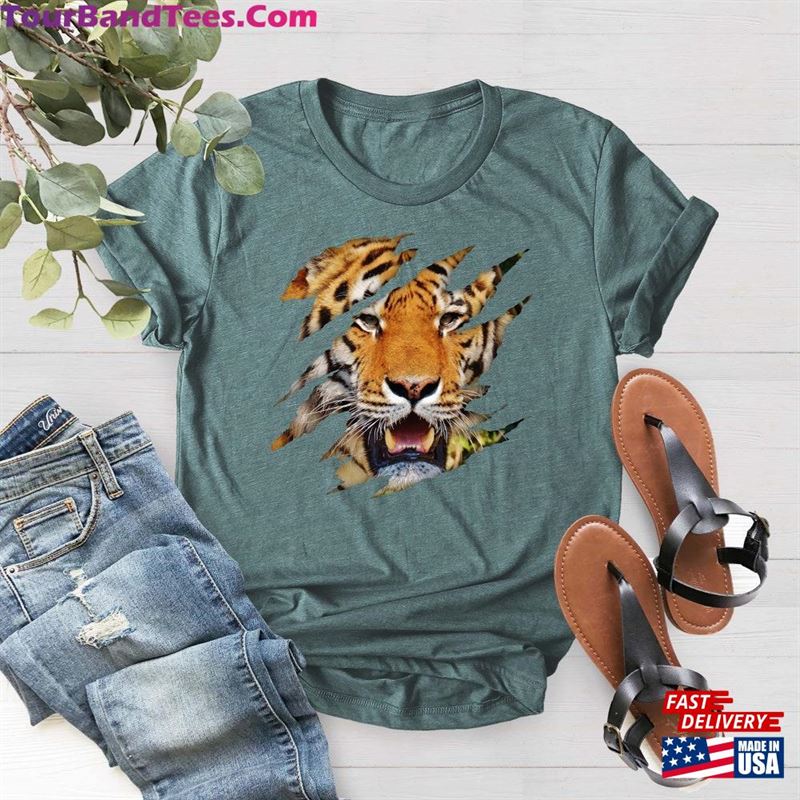 Tiger Shirt Lover Gift Claw Marks Hoodie Sweatshirt 29Uf152355 – Utopia Fashion