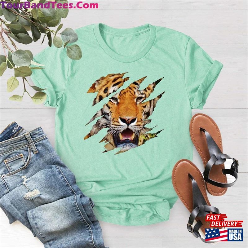 Tiger Shirt Lover Gift Claw Marks Hoodie Sweatshirt 29Uf152355 – Utopia Fashion