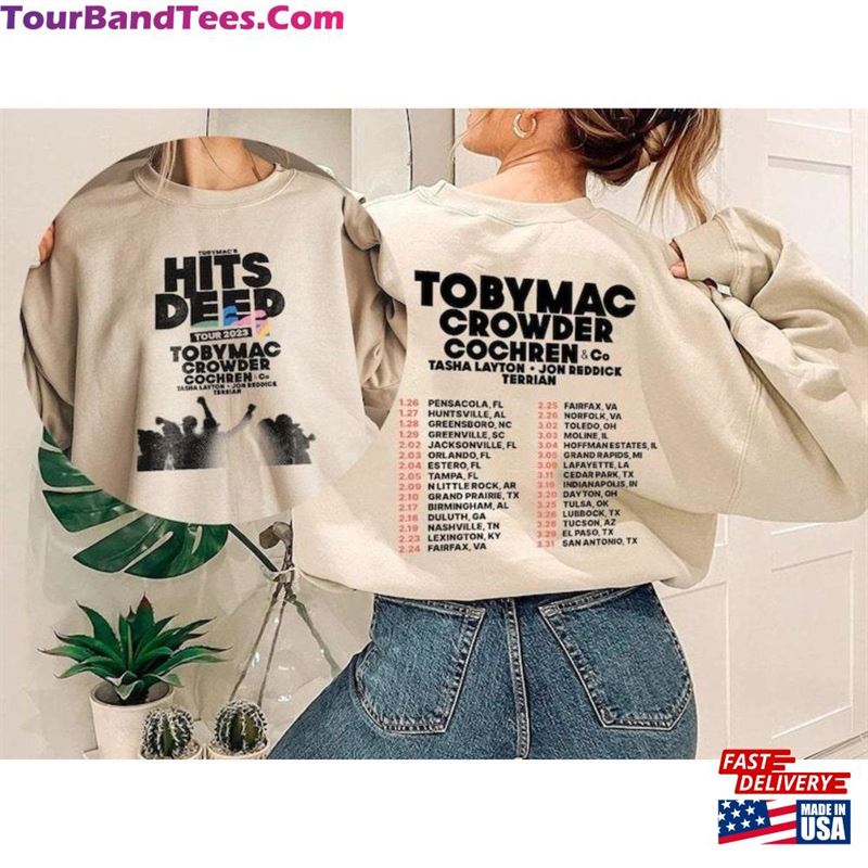 Tobymac Hits Deep Tour Shirt Music T-Shirt Merch Sweatshirt Unisex 29Uf163077 – Utopia Fashion