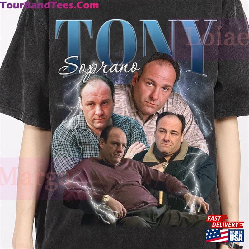 Tony Soprano Vintage Washed Shirt Sweatshirt Classic 29Uf147600 – Utopia Fashion