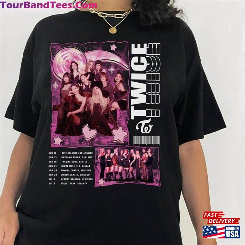 Twice Ready To Be Tour T-Shirt 5Th World Shirt Kpop Sweatshirt Hoodie 29Uf147077 – Utopia Fashion