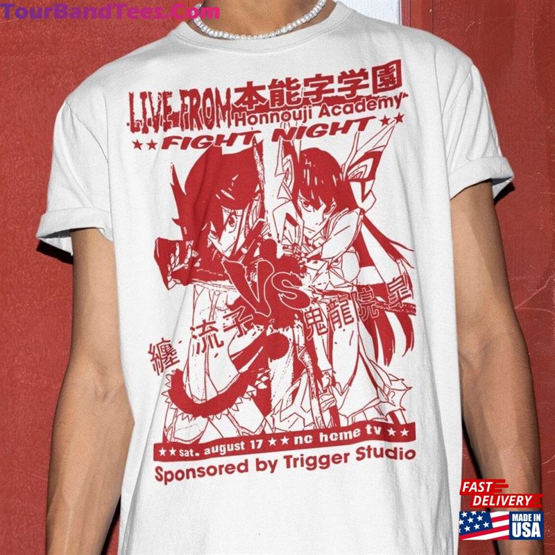 Unisex Kill La Ryuko Matoi Anime T-Shirt Satsuki Kiryuin Manga Waifu Shirt Classic 29Uf164535 – Utopia Fashion