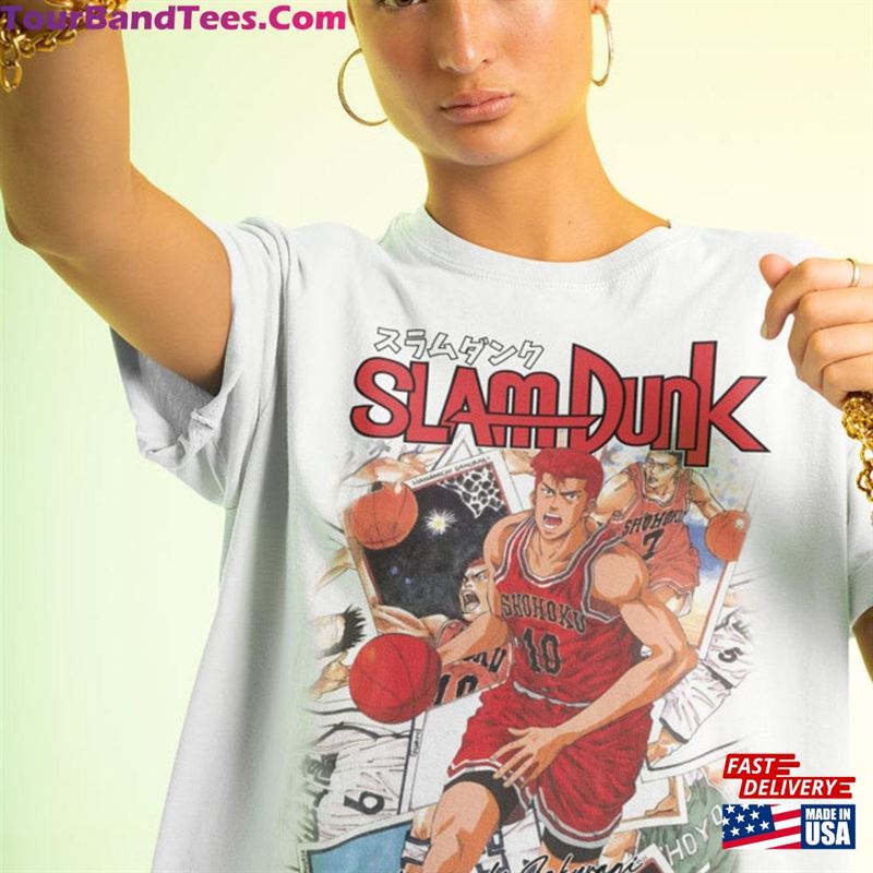 Unisex Slamdunk Tshirt Anime Hanamichi Sakuragi Shirt T-Shirt 29Uf157159 – Utopia Fashion