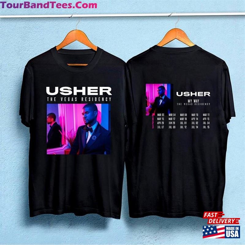 Usher My Way The Vegas Residency Tour T-Shirt Rnb Music Concert Hoodie Sweatshirt 29Uf152533 – Utopia Fashion