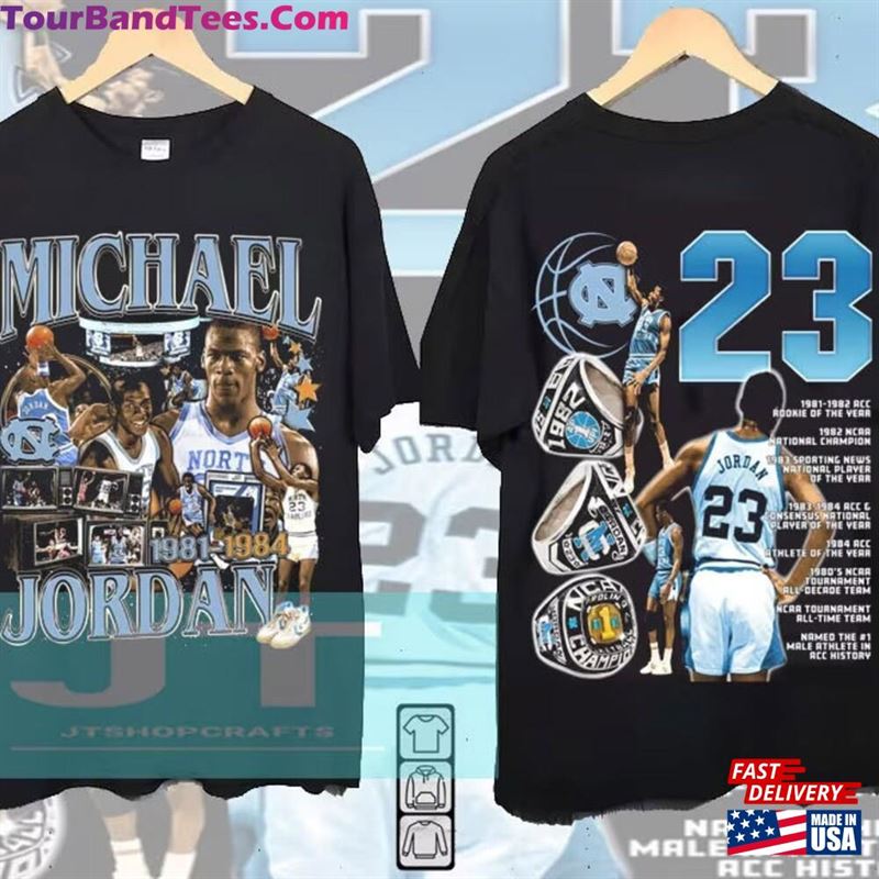 Vintage 90S Basketball Bootleg Style T-Shirt Jordan Graphic Tee Tshirt Double Sided Hoodie 29Uf147279 – Utopia Fashion