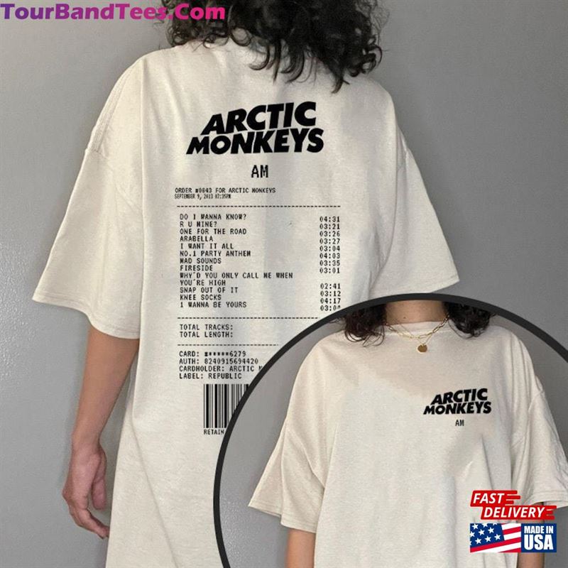 Vintage Arctic Monkeys North American Tour Shirt Band Hoodie Classic 29Uf142238 – Utopia Fashion