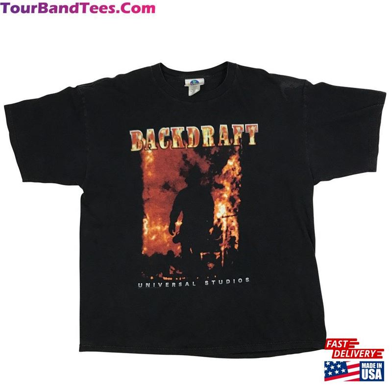 Vintage Backdraft Promo Movie T-Shirt Classic Hoodie 29Uf152229 – Utopia Fashion